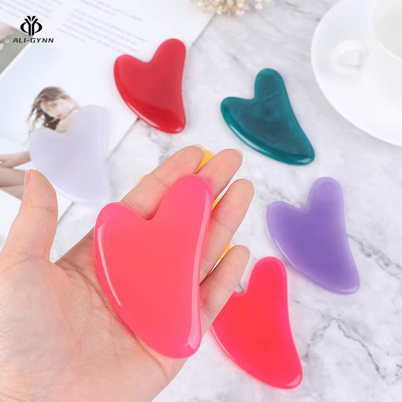 Beautiful Massage Beeswax Guasha Scraping Massage Scraper Face Massager Acupuncture Gua Sha Eye Face Board SPA Massage Tools