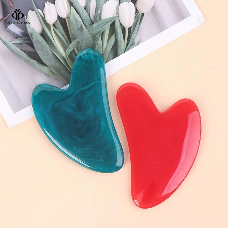 Beautiful Massage Beeswax Guasha Scraping Massage Scraper Face Massager Acupuncture Gua Sha Eye Face Board SPA Massage Tools
