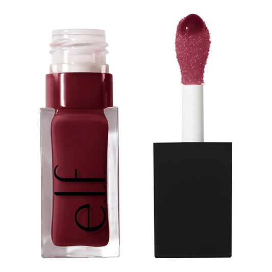 Elf Glow Reviver Lip Oil, Nourishing Tinted Lip Oil 